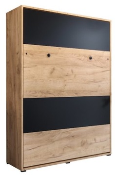 CASE loft black N#7 Półkotapczan pionowy 160