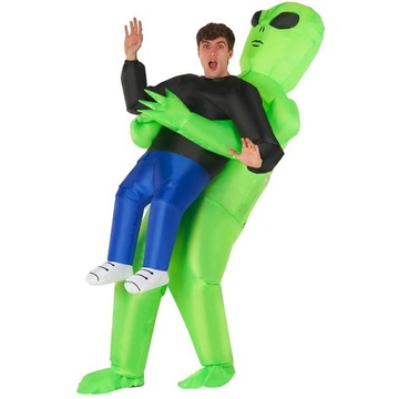 HALLOWEEN PRZEBRANIE DMUCHANE ŚMIESZNE KOSTIUM ALIEN KOSMITA DLA DOROSŁYCH