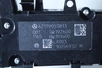 MERCEDES E 213 W213 PANEL ŘÍZENÍ AUTORÁDIO A2139053813