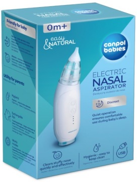 ЭЛЕКТРИЧЕСКИЙ НАЗАЛЬНЫЙ АСПИРАТОР CANPOL EASY NATURAL