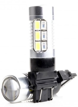 P27/7W LED ŻARÓWKI 2-KOLORY BIAŁE + POMARAŃCZOWE KIERUNKOWSKAZY USA P27W-7W