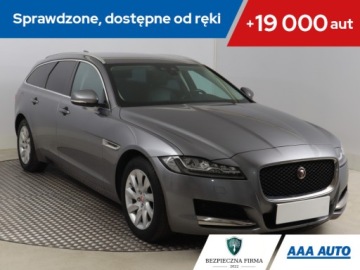 Jaguar XF II Sportbrake 2.0 i4D 240KM 2019 Jaguar XF 25d AWD, Salon Polska, 1. Właściciel