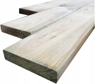 Террасная доска сосновая 100х9х2 см ГЛАДКАЯ