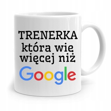 DLA TRENERA TRENERKI GYM SIŁOWNIA KUBEK PREZENT z Nadrukiem ze Zdjęciem