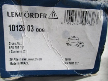 LEMFORDER Сайлентблоки передние поперечные рычаги AUDI 80 B3 B4 4 шт.