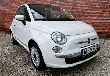 Fiat 500 II Seria 1 1.2 69KM 2012 Fiat 500 Lounge Panorama bluetooth czujniki Warszawa gwarancja w cenie VW, zdjęcie 1