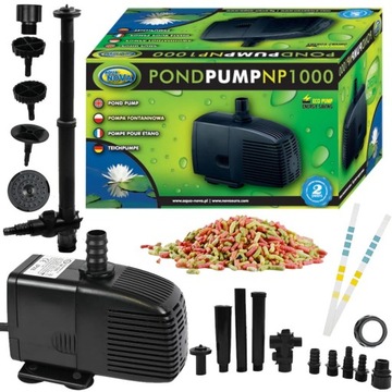 Aqua nova pompa fontanna do oczka wodnego NP-1000 oczko 1000l/h