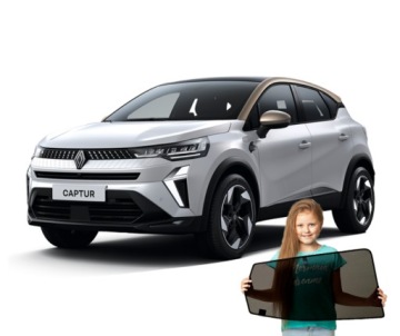 Sluneční clony na magnety pro Renault Captur 2 II 2019-