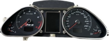 Zegary licznik Audi RS6 4F 2005-08 MMI 2G fis kolor 4F0920932N