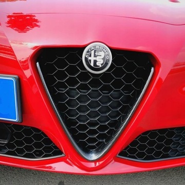 7 частей эмблемы автомобиля Alfa Romeo.