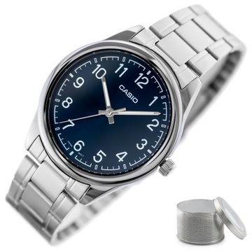 ЧАСЫ МУЖСКИЕ CASIO MTP-V005D-2B4 + КОРОБКА + ГРАВИРОВКА