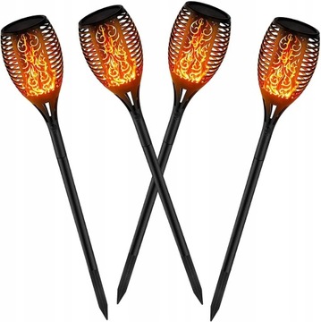 4 x solarne lampy solarne, do użytku na zewnątrz