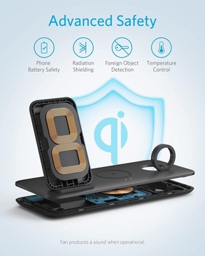 Беспроводная зарядная станция Anker 3в1.