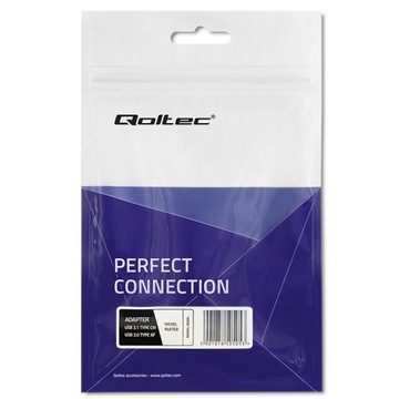 Адаптер Qoltec USB 3.1 тип C, штекер | USB 3.0 гнездо