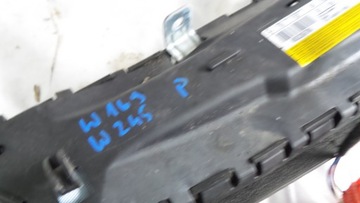 AIRBAG ULOŽENÍ FOTELLA MERCEDES W169 PRAVÝ PŘEDNÍ