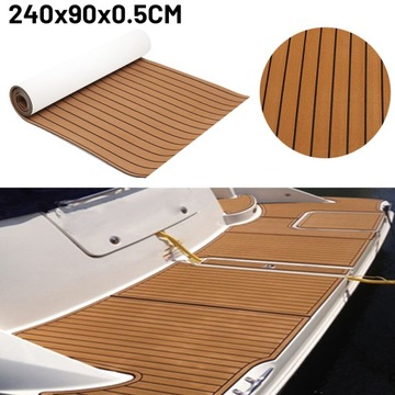 КОВЕР ДЛЯ ПАЛУБЫ ЯХТЫ EVA СИНТЕТИЧЕСКИЙ ТИК 240Х90СМ