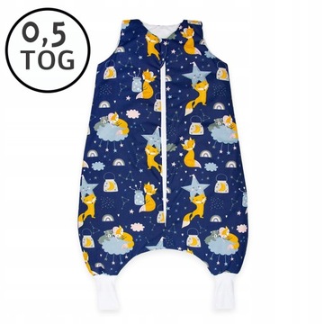 LETNI Śpiworek z nogawkami 86-104 M WZORY!