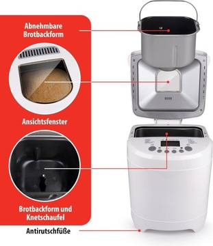 ХЛЕБОПЕЧКА ALPINA АВТОМАТИЧЕСКАЯ ВЫПЕЧКА 2Л