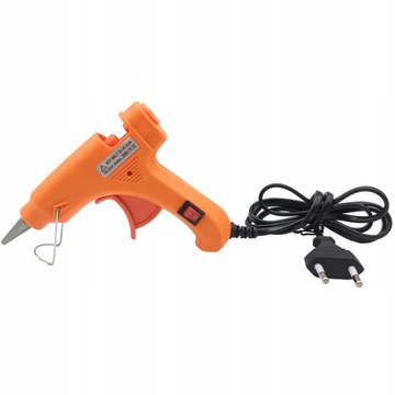 МИНИ-КЛЕЙНЫЙ ПИСТОЛЕТ ДЛЯ ГОРЯЧЕГО СКЛЕИВАНИЯ + КЛЕЕВЫЕ СТОЙКИ X10