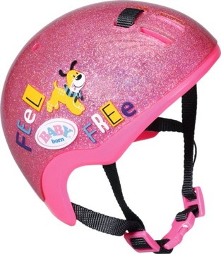 BABY born Kask rowerowy Dla lalki 43 cm Regulacja Różowy
