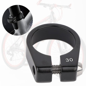 СИДЕНЬЕ ЗАЖИМ СИДЕНЬЯ ЗАЖИМ 30 ММ ЧЕРНЫЙ АЛЮМИНИЕВЫЙ СПЛАВ