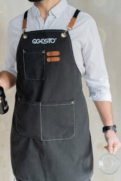 ФАРТУК QGESTO Кухонный Официант Бармен Парикмахерская Защитный