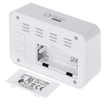 БУДИЛЬНИК ВРЕМЯ БУДИЛЬНИКА ДАТА ТЕМПЕРАТУРА 2 x AAA