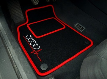 ВЕЛУРОВЫЕ КОВРИКИ AUDI A3 8P (2003 - 2013) + ВЫШИВКА