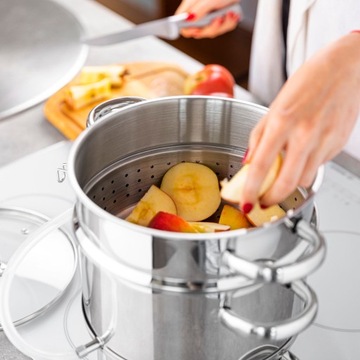 SOKOWNIK PAROWAR STALOWY INOX 5L JAKOŚĆ INDUKCJA