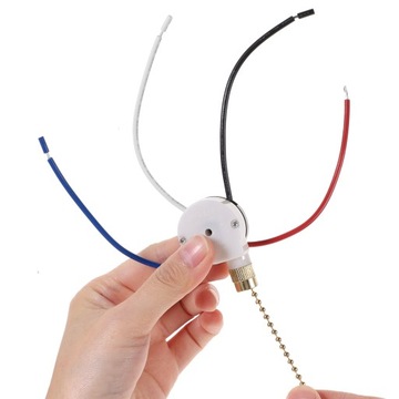 КОМПЛЕКТ ПЕРЕКЛЮЧАТЕЛЕЙ ПОТОЛОЧНОГО ВЕНТИЛЯТОРА ЦЕПЬ ПОТОЛОЧНОГО ВЕНТИЛЯТОРА