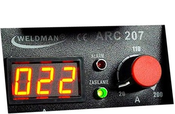 WELDMAN ARC 207 TIG MMA СВАРОЧНЫЙ АППАРАТ С ИНВЕРТОРНЫМИ ЭЛЕКТРОДАМИ 230 В 200 А IGBT
