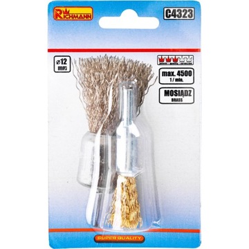 БУРОВАЯ ЩЕТКА. ЩЕТКА 12ММ ЛАТУНЬ C4323