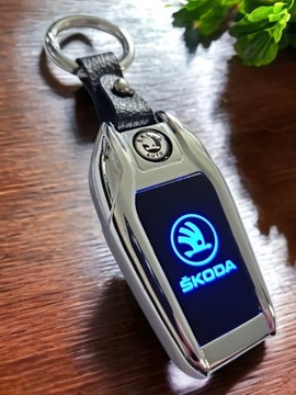 БРЕЛОК ДЛЯ БРЕЛКА SKODA GLOW ELEGANT С ЛОГОТИПОМ И СВЕТОДИОДНОЙ СВЕТОДИОДНОЙ СВЕТОДИОДНОЙ ЗАЖИГАЛКОЙ
