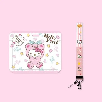 Sanrio Cute Girl Heart Card Holder Set Hello Kitty Doctor and Nurse ID
