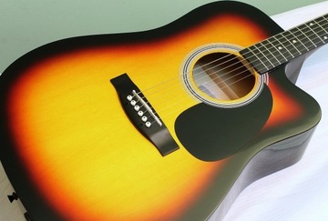 КРАСИВАЯ ЭЛЕКТРОАКУСТИЧЕСКАЯ ГИТАРА =НЕМЕЦКОЕ КАЧЕСТВО=