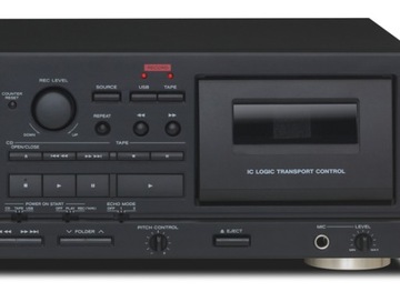 CD-кассетный проигрыватель TEAC AD-850SE Черный
