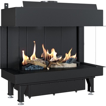 Kominek gazowy LEO 70 lewy prawy propan butan fi 100/150 6,1 kW