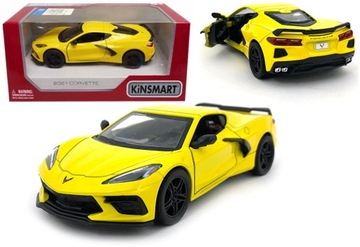 AUTO 2021 CORVETTE 1:36 METALOWY MODEL KINSMART