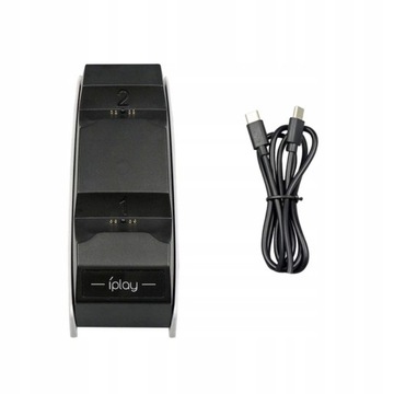 ДОК-СТАНЦИЯ IPLAY HBP-245 PS5, ЗАРЯДНОЕ УСТРОЙСТВО ДЛЯ 2 Пэд-контроллеров