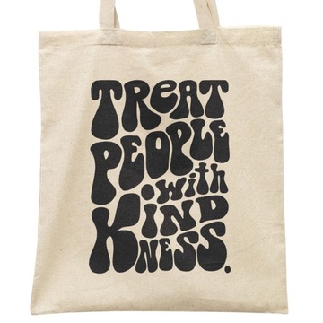 Torba bawełniana na zakupy 42x38 Harry Styles Treat People With Kindness