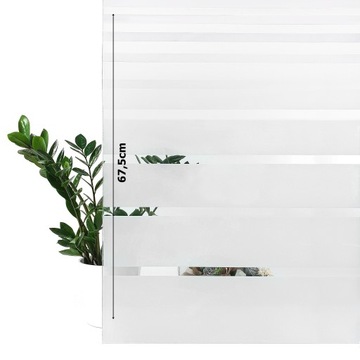 Статическая оконная фольга, молочно-белые полосы, шпон, украшение для окна, стекло