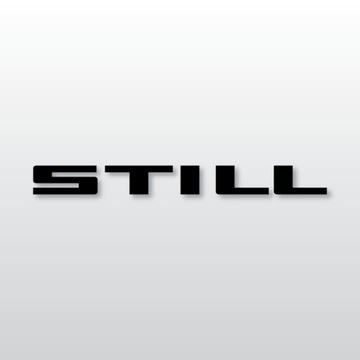 Наклейка с надписью STILL RX20 RX60 коляска 30X3см ЛОГОТИП