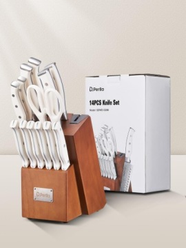 Набор ножей Самозатачивающийся блок из нержавеющей стали Perfect Balance Sharp