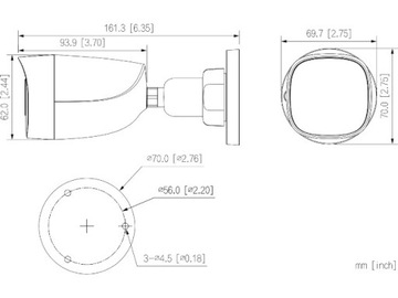 Камера Dahua HAC-HFW1500C-0280B-S2 5 МП
