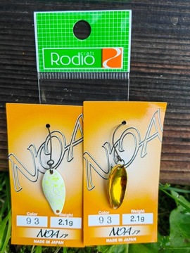 Japońskie Wahadło RODIO CRAFT NOA 1.8g - 25mm killer na Pstrągi HIT! #93