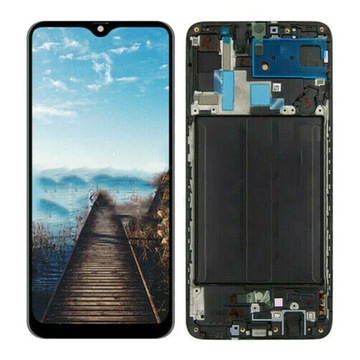 WYŚWIETLACZ LCD SZYBKA SAMSUNG GALAXY A70 RAMKA OLED PEŁNY FULL SIZE 6.7