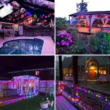 300 светодиодных многофункциональных цветных ламп рождественских деревьев Внутреннее Рождество