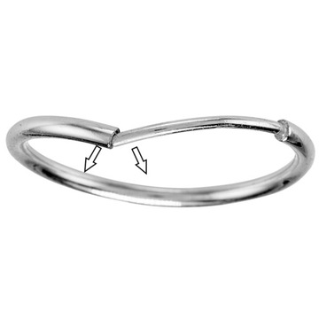 Серьги-кольца из серебра 925 пробы, круги C 30 мм.