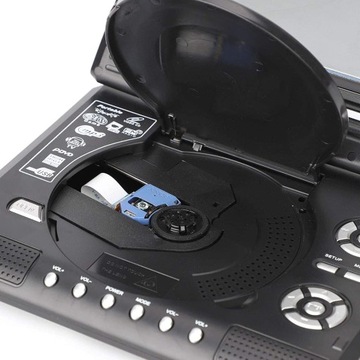 ПОРТАТИВНЫЙ АВТОМОБИЛЬНЫЙ DVD-ПЛЕЕР USB 7,8 ДЮЙМОВ 16:9 TFT ТВ/FM 800 мАч