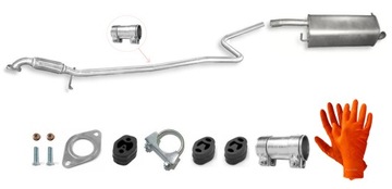 FORD FIESTA 1.25 1.4 (2001-2005) TŁUMIK TŁUMIKI